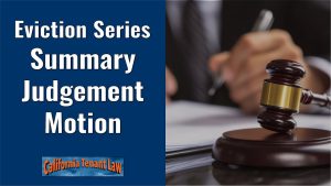 ctl eviction series summary judgment motion